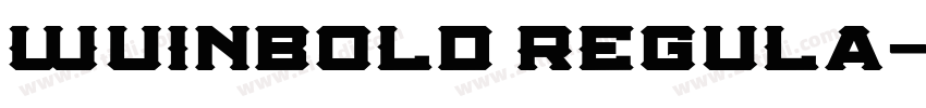 Wuinbold Regula字体转换